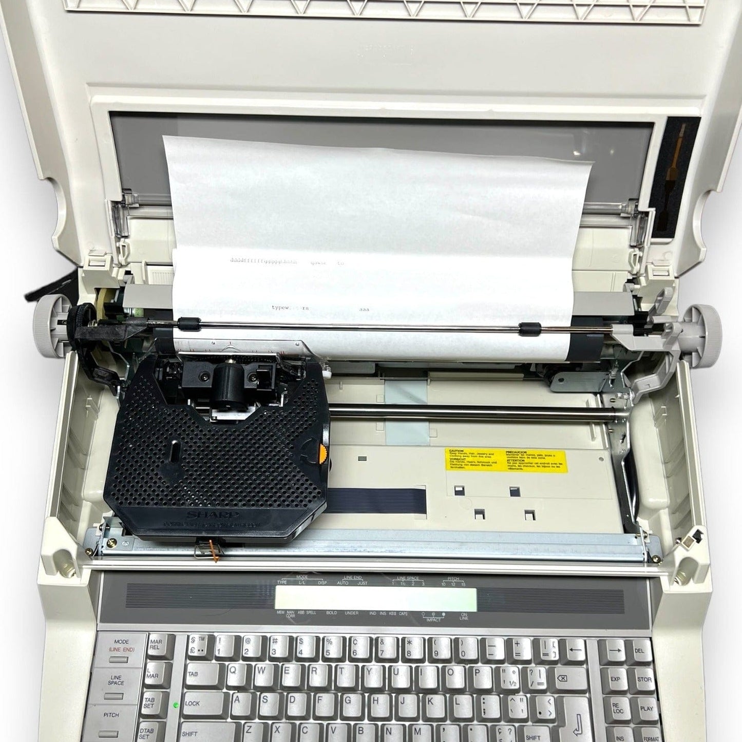 Toronto Typewriters Electronic Typewriter Sharp XQ-355 Electronic Typewriter