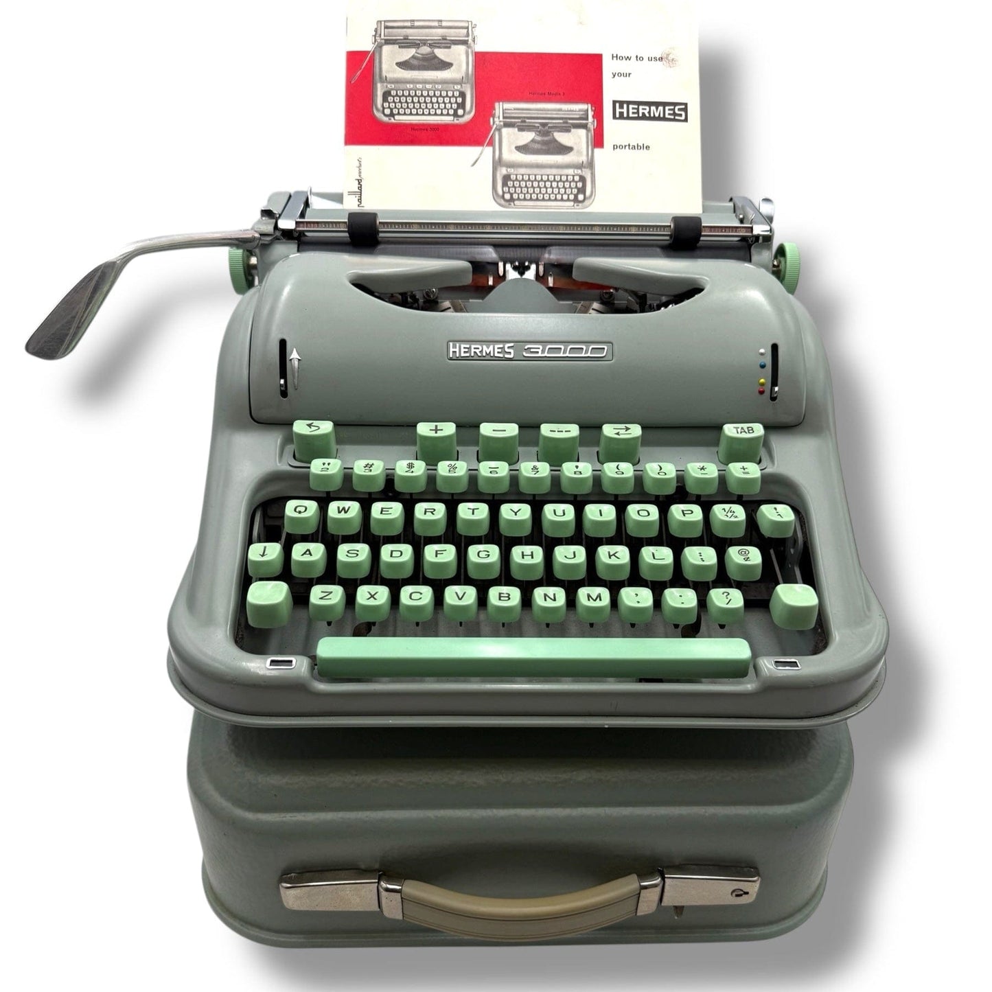 Toronto Typewriters Manual Typewriter Hermes 3000 (Script Cursive) Typewriter