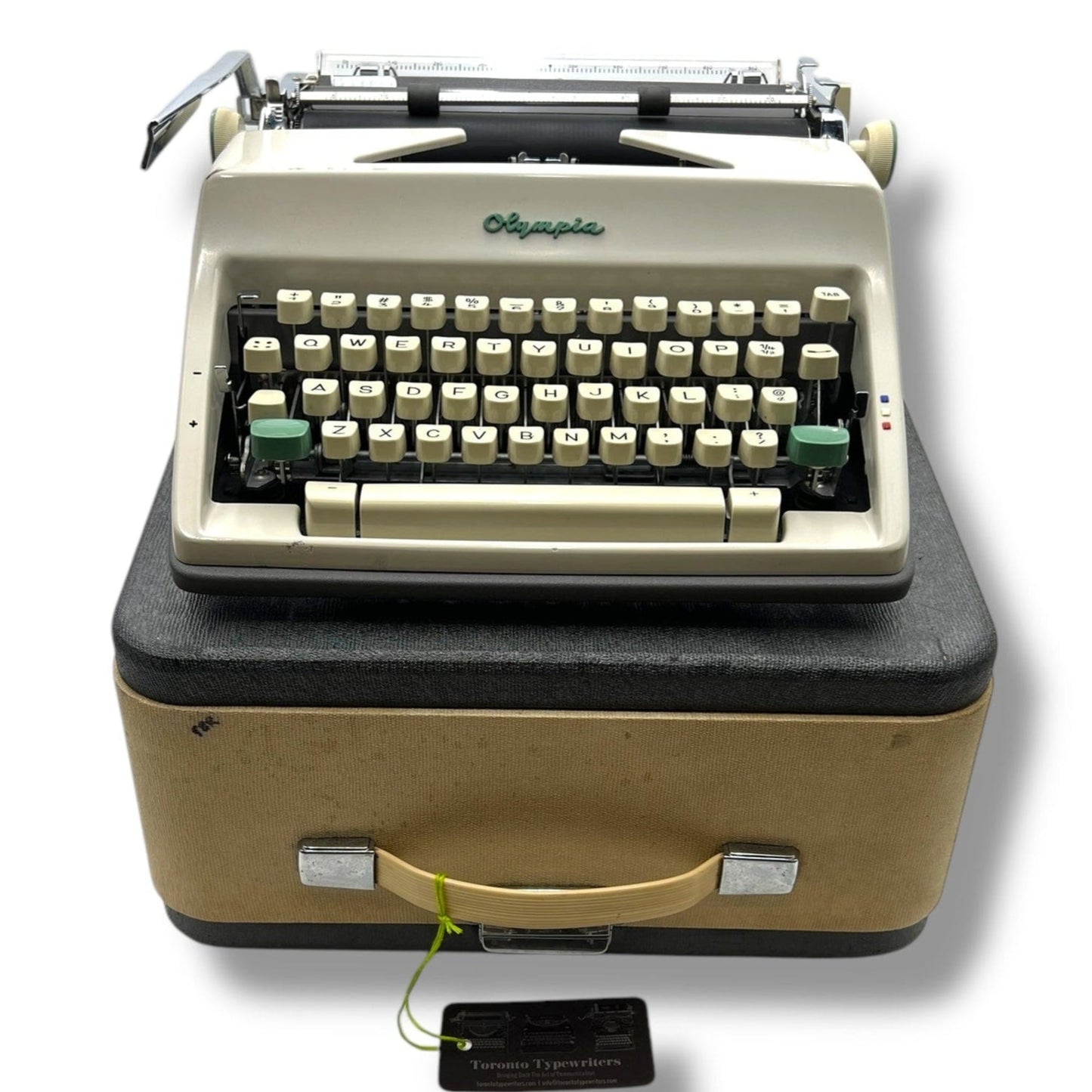 Toronto Typewriters Manual Typewriter *Olympia SM9 (Script / Cursive Typeface) Typeface