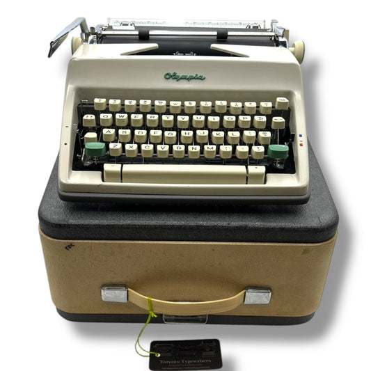 Toronto Typewriters Manual Typewriter *Olympia SM9 (Script / Cursive Typeface) Typeface