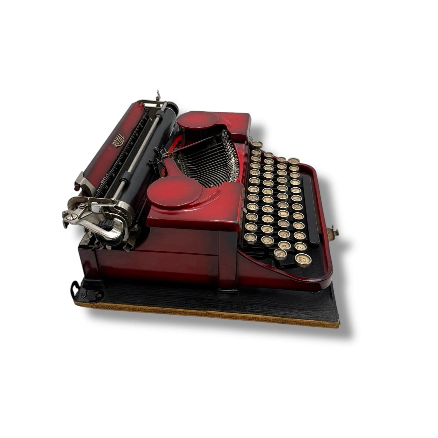 Toronto Typewriters Manual Typewriter Royal Duotone Sunburst Red Typewriter