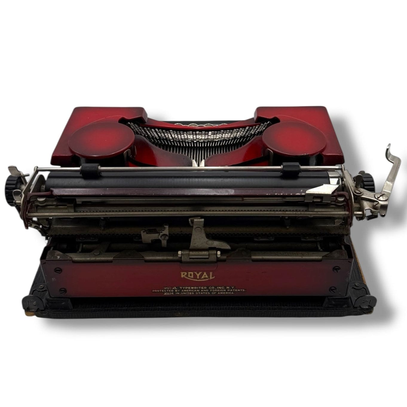 Toronto Typewriters Manual Typewriter Royal Duotone Sunburst Red Typewriter