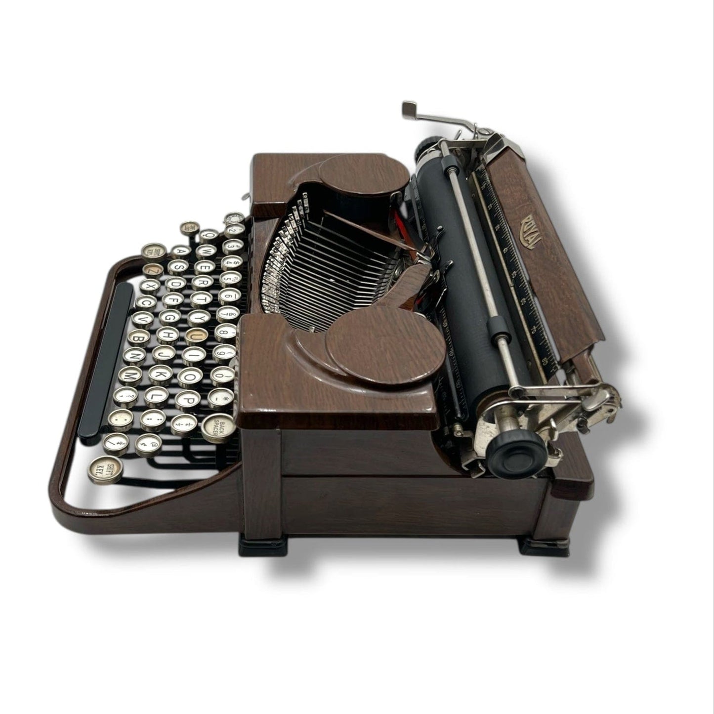 Toronto Typewriters Manual Typewriter *Royal P (VOGUE) Woodgrain Typewriter