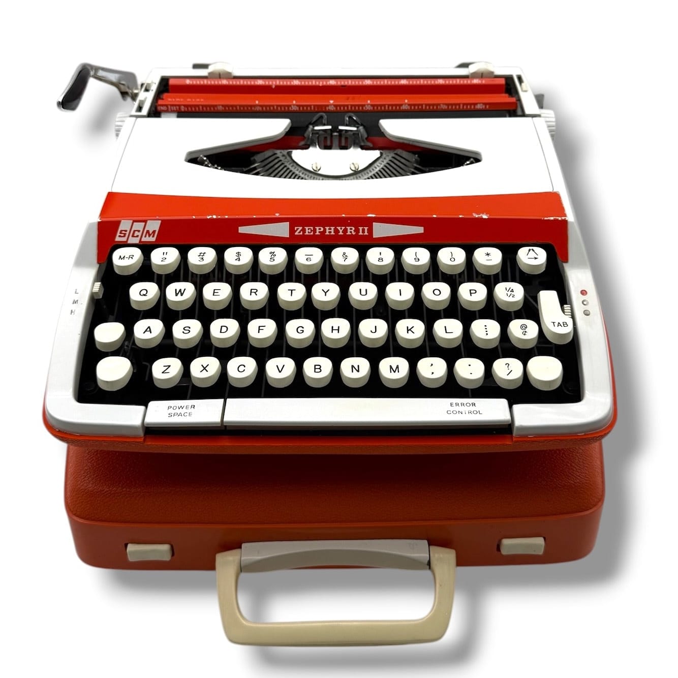 Smith Corona Zephyr II (Red/White) Typewriter – Toronto Typewriters