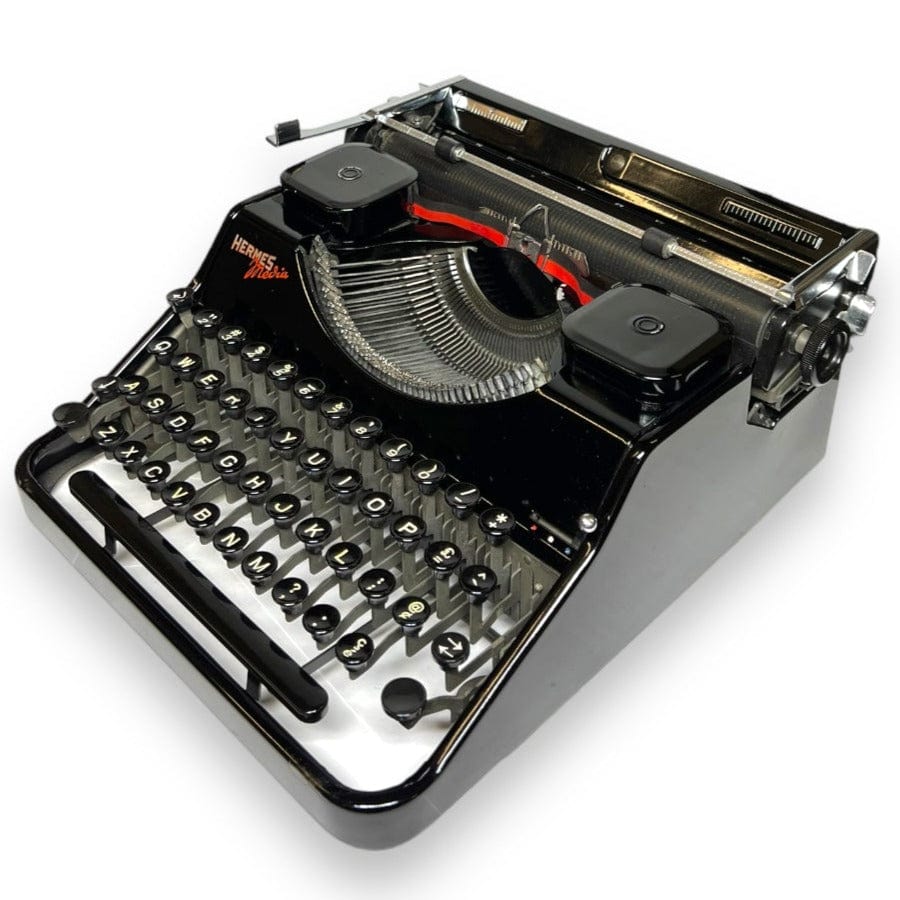 Toronto Typewriters Portable Typewriter Hermes Media (Black) Typewriter