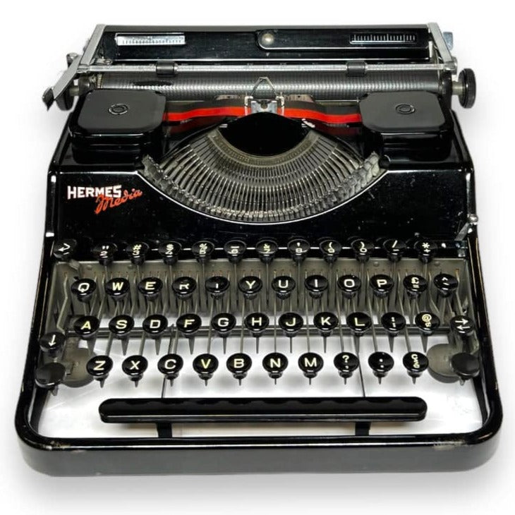 Toronto Typewriters Portable Typewriter Hermes Media (Black) Typewriter
