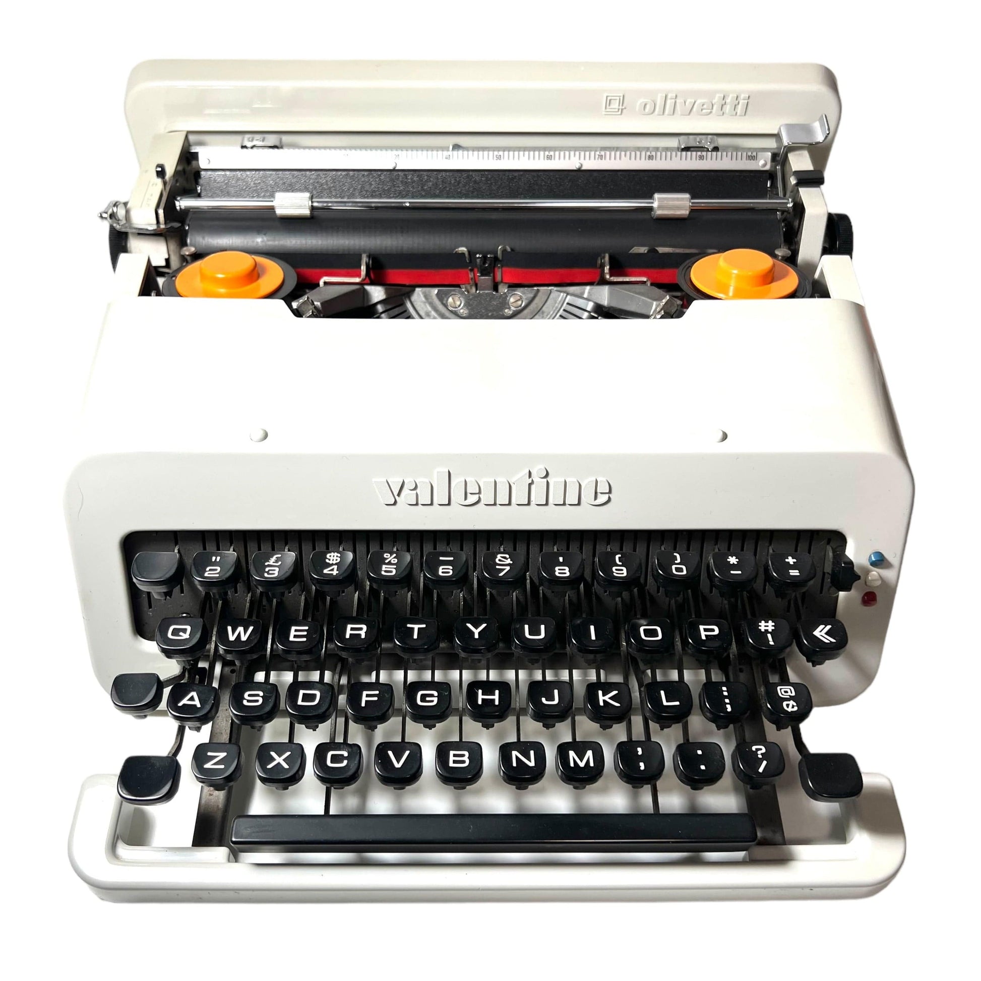 Toronto Typewriters Portable Typewriter Olivetti Valentine (White) Typewriter