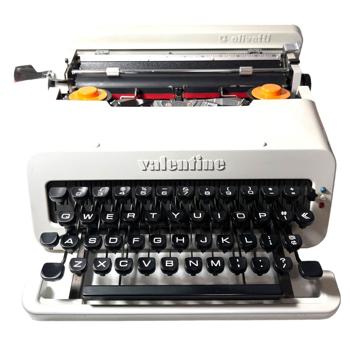 Toronto Typewriters Portable Typewriter Olivetti Valentine (White) Typewriter