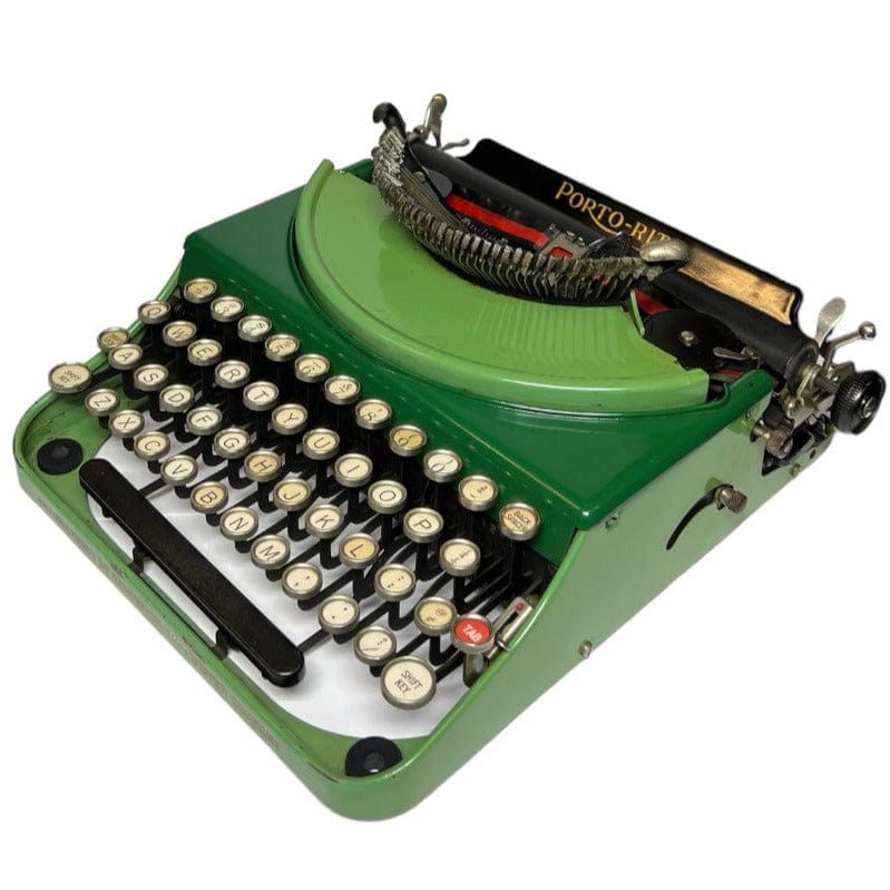Toronto Typewriters Portable Typewriter Remington Porto-Rite (Duotone Green) Typewriter