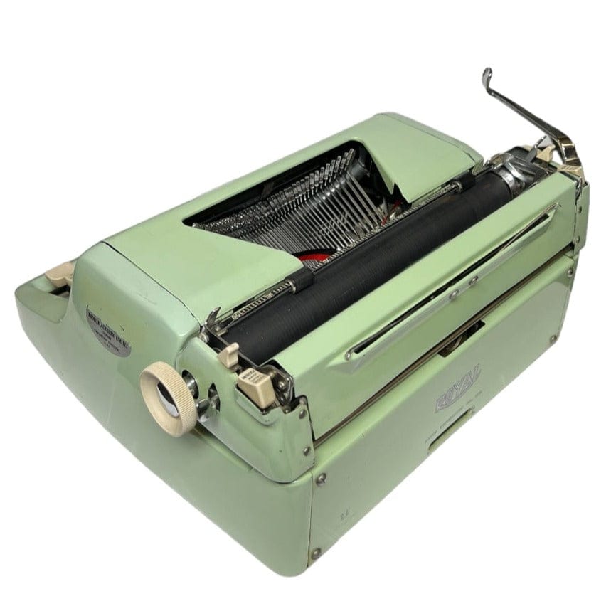 Toronto Typewriters Portable Typewriter Royal Quiet Deluxe (Green) Typewriter