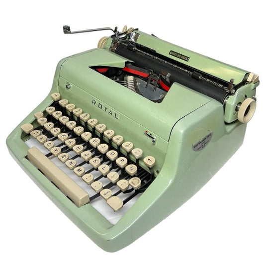 Toronto Typewriters Portable Typewriter Royal Quiet Deluxe (Green) Typewriter