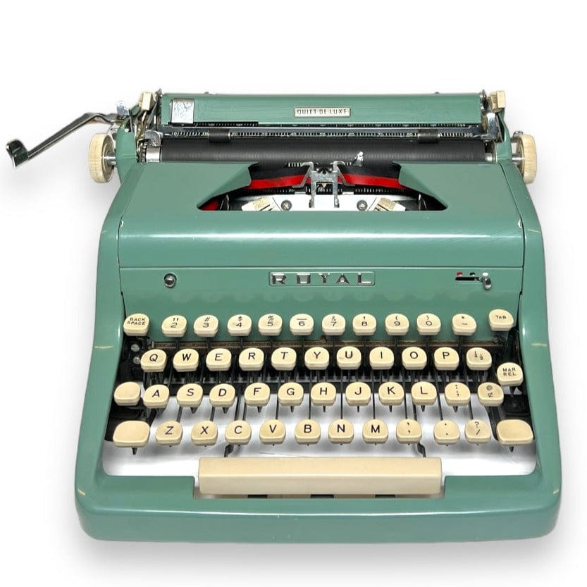Toronto Typewriters Portable Typewriter Royal Quiet Deluxe (Normandy Green) Typewriter