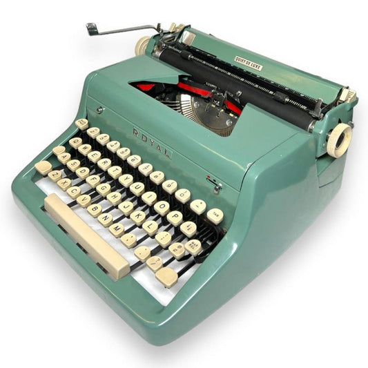 Toronto Typewriters Portable Typewriter Royal Quiet Deluxe (Normandy Green) Typewriter
