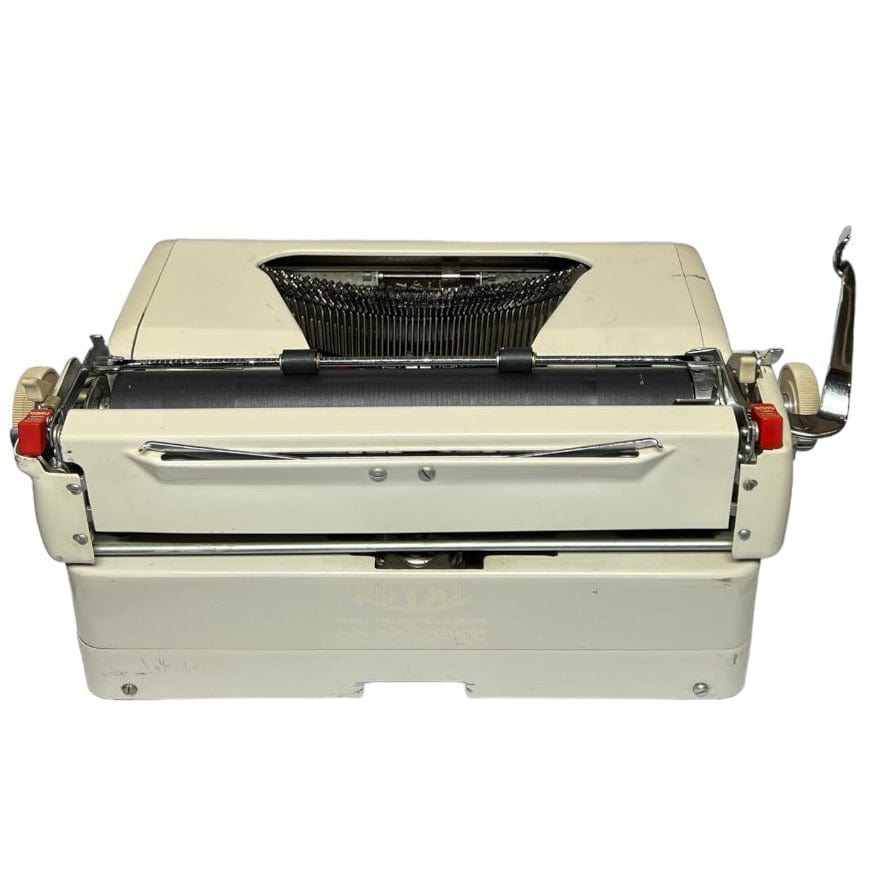 Toronto Typewriters Portable Typewriter Royal Quiet Deluxe (Star White) Typewriter