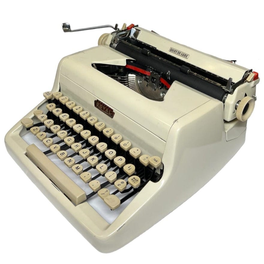 Royal Quiet Deluxe (Star White) Typewriter