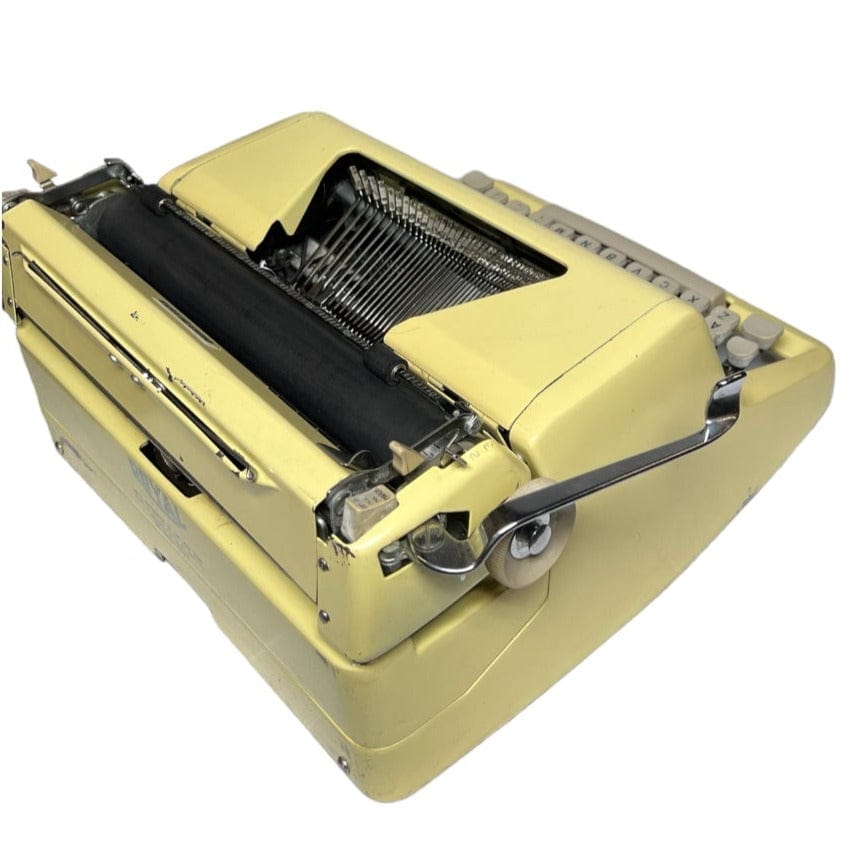 Toronto Typewriters Portable Typewriter Royal Quiet Deluxe (Sunbeam Yellow) Typewriter