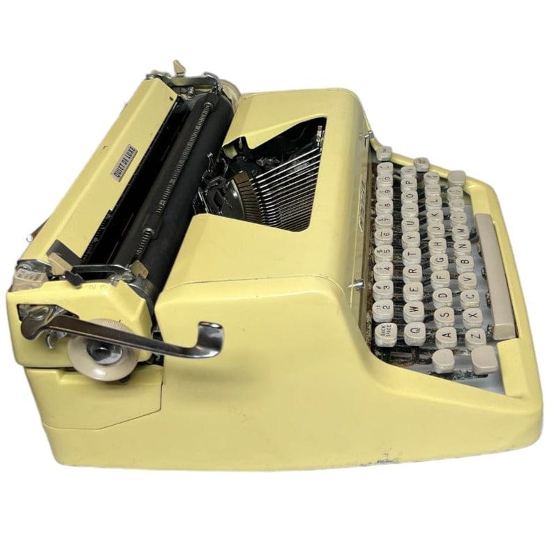 Toronto Typewriters Portable Typewriter Royal Quiet Deluxe (Sunbeam Yellow) Typewriter