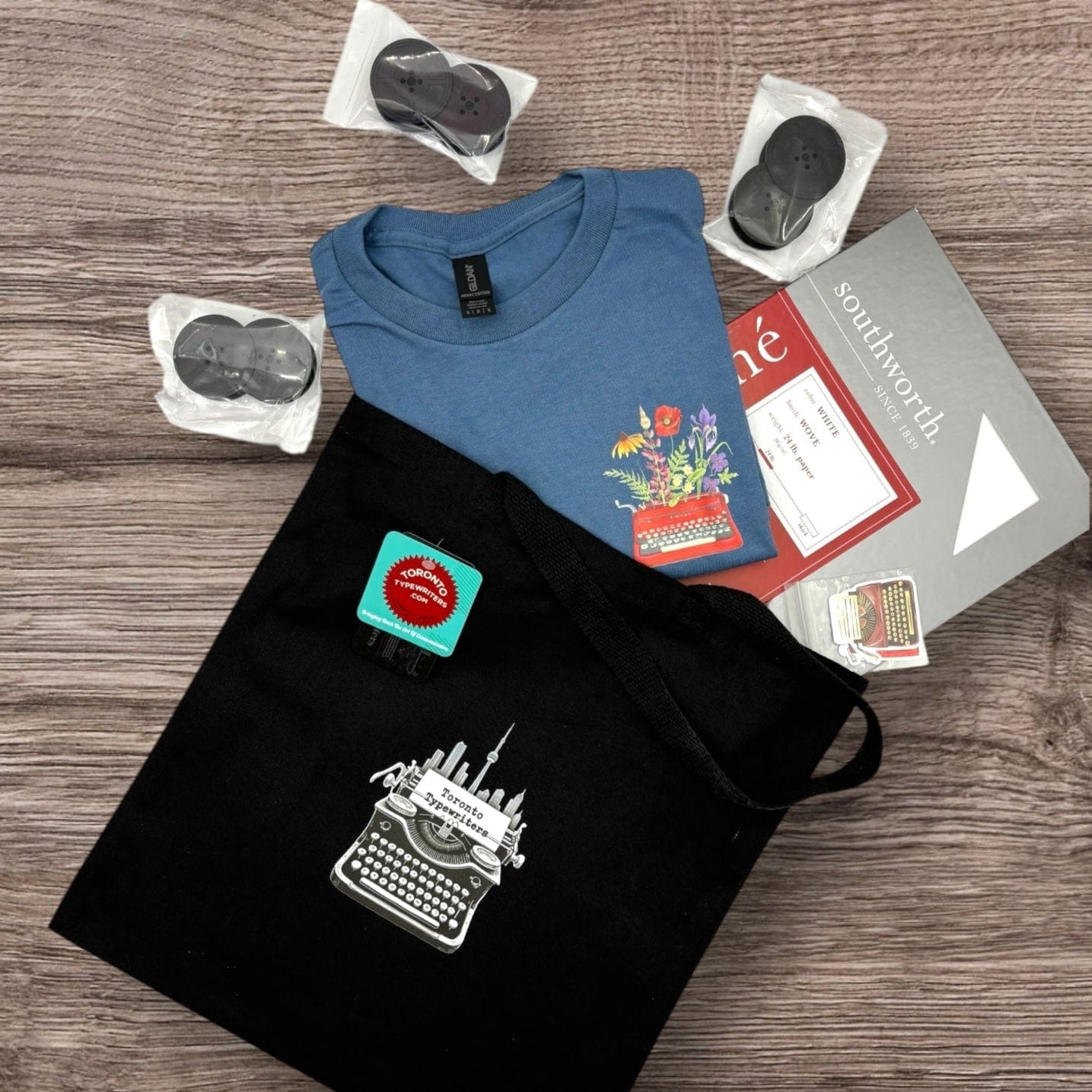 Toronto Typewriters Tote Bag Writer’s Block Swag Bag
