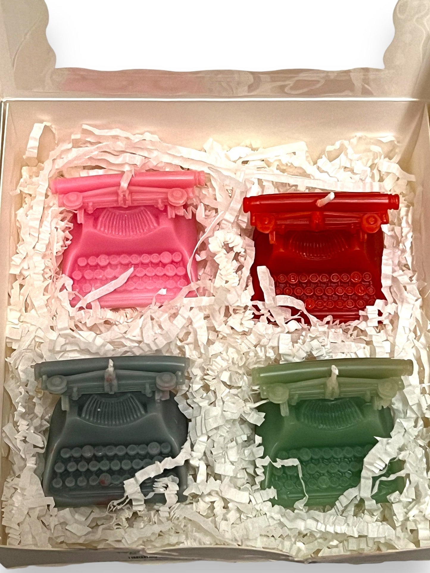 Toronto Typewriters Typewriter Candles Typewriter Candles (Box of 4)