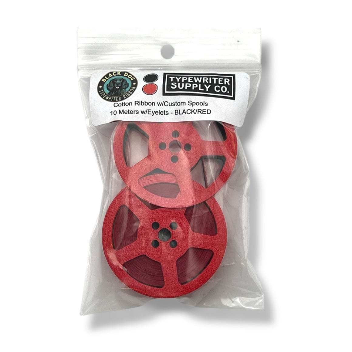 Toronto Typewriters Typewriter Ribbon Black Dog Universal Typewriter Ribbon (Cotton) On Custom Spools