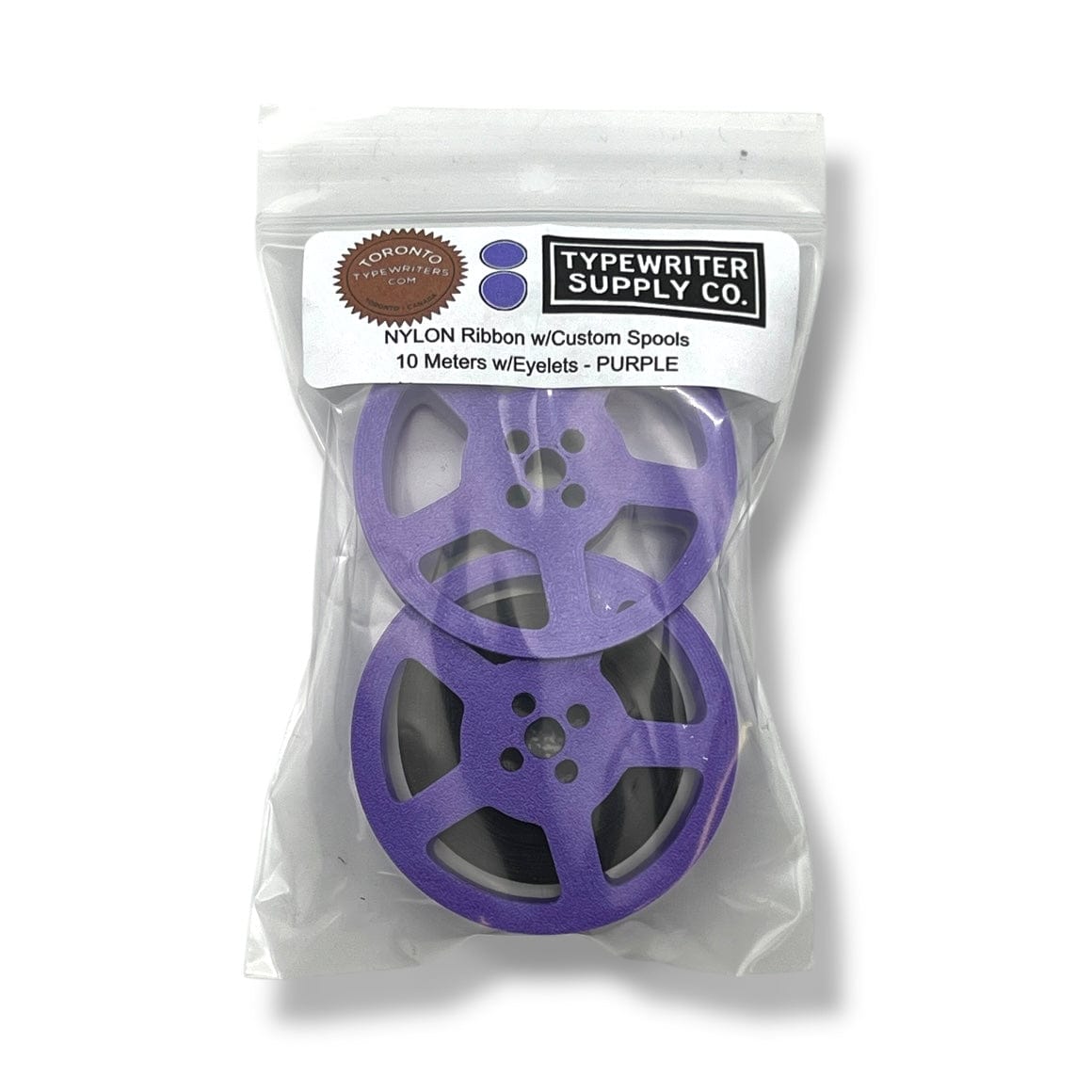 Toronto Typewriters Typewriter Ribbon Purple 💜 Lavender Dreams Typewriter Spool and Ribbon Set (Universal)