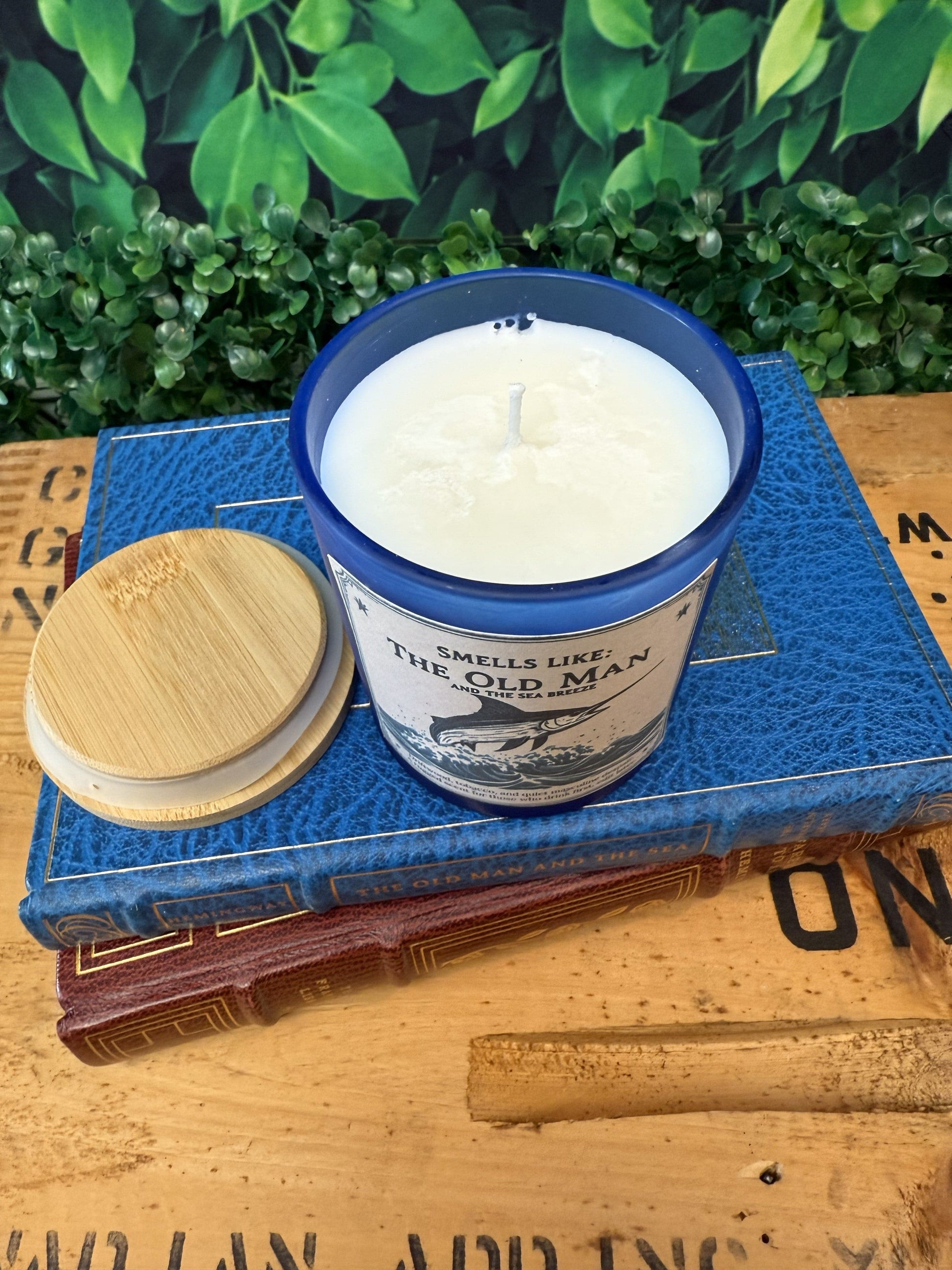 The Midnight Oil Candle Company Typewriter Candles Hemingway Vs Sea Candle