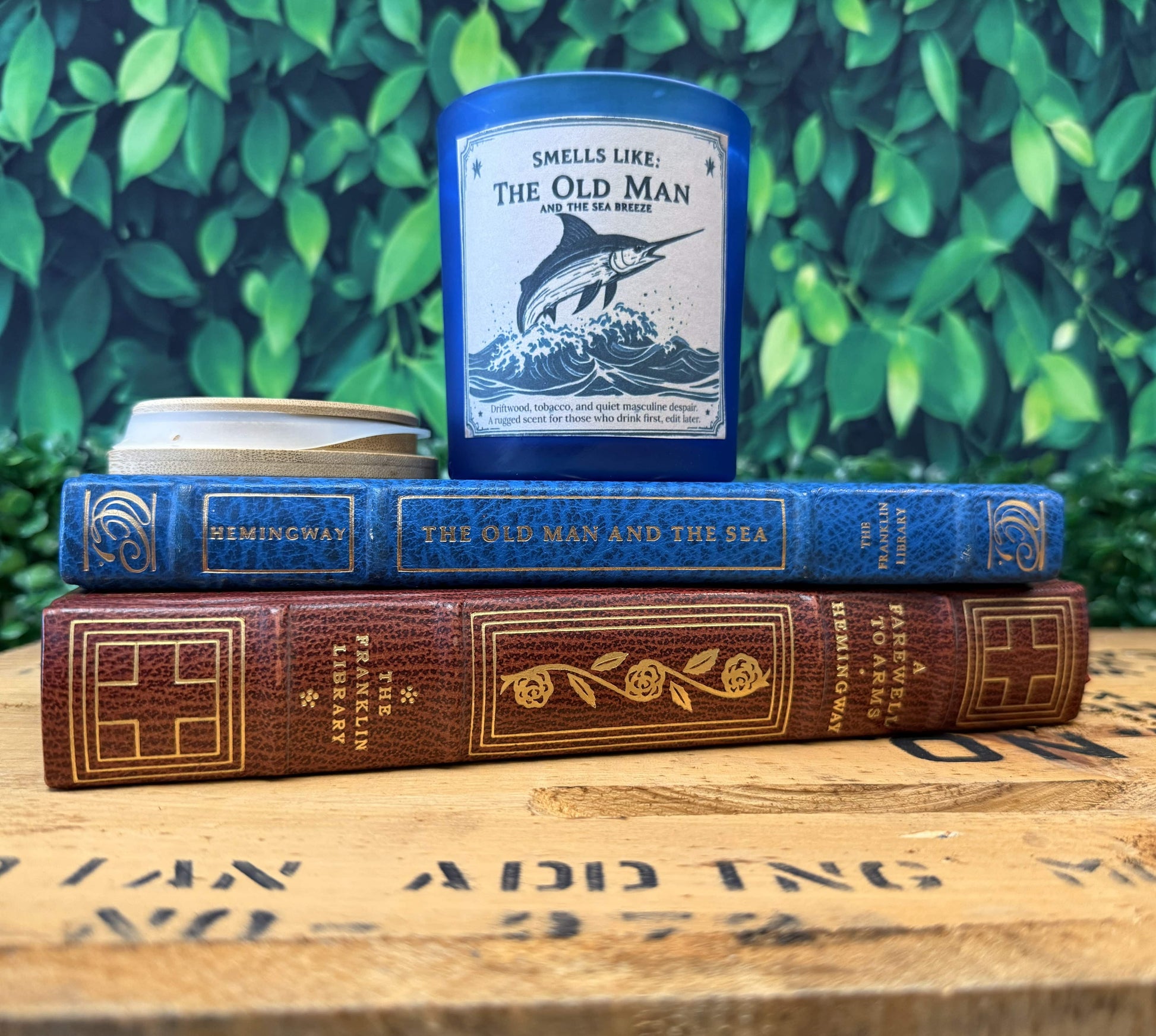 The Midnight Oil Candle Company Typewriter Candles Hemingway Vs Sea Candle