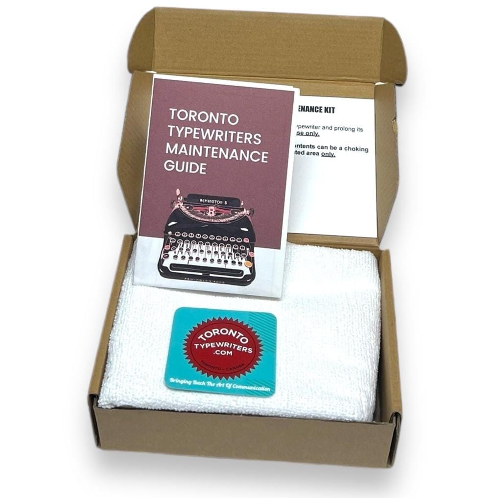 Typewriter Maintenance Kit Lite - Now Ships! – Toronto Typewriters