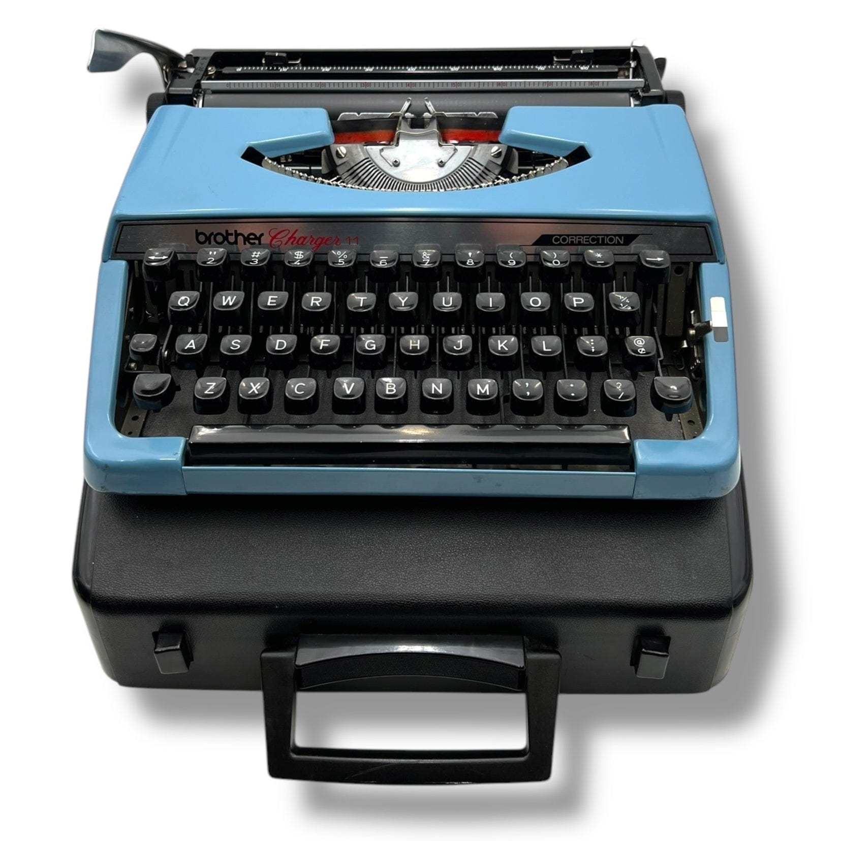 Toronto Typewriters Manual Typewriter Brother Charger 11 (Blue) Typewriter