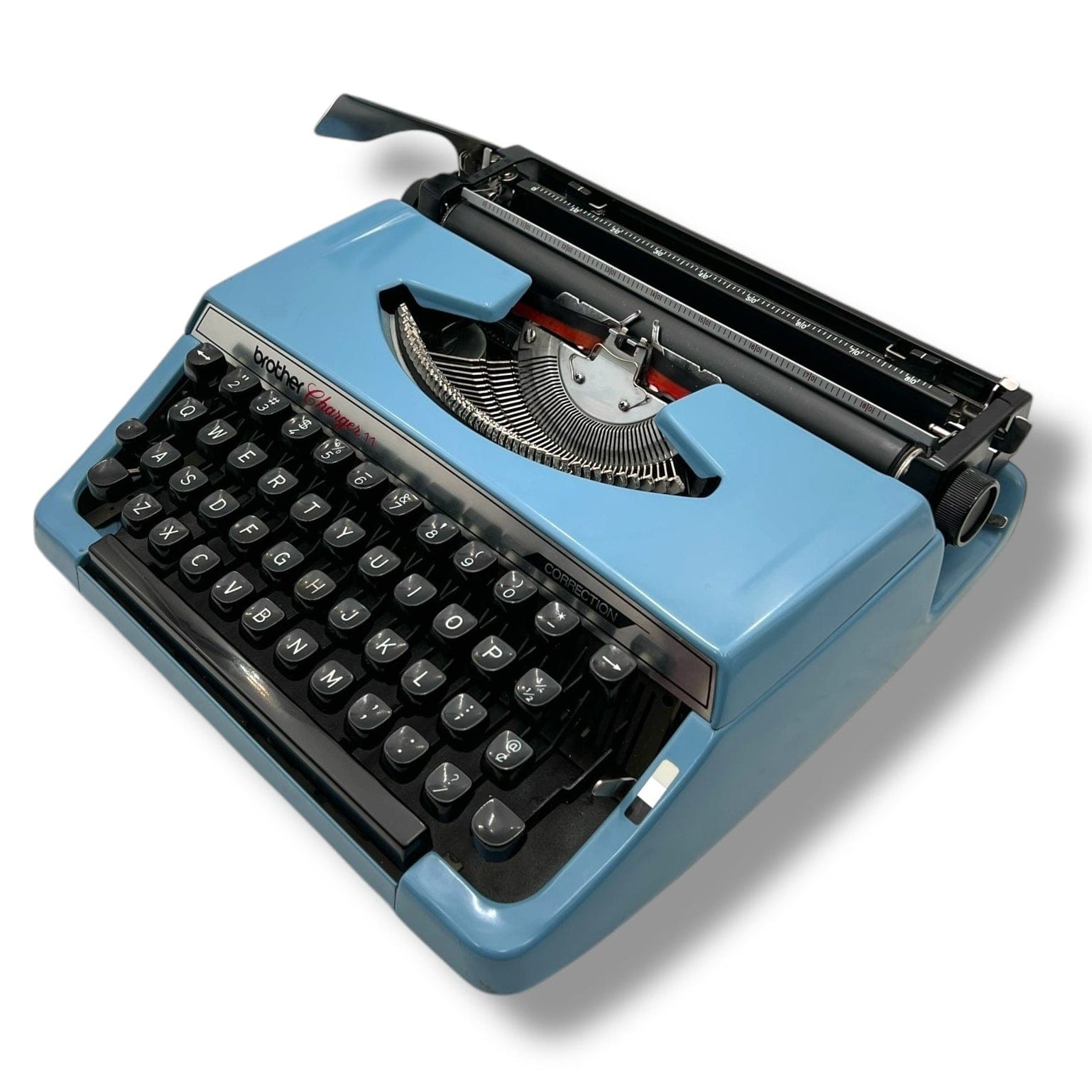 Toronto Typewriters Manual Typewriter Brother Charger 11 (Blue) Typewriter