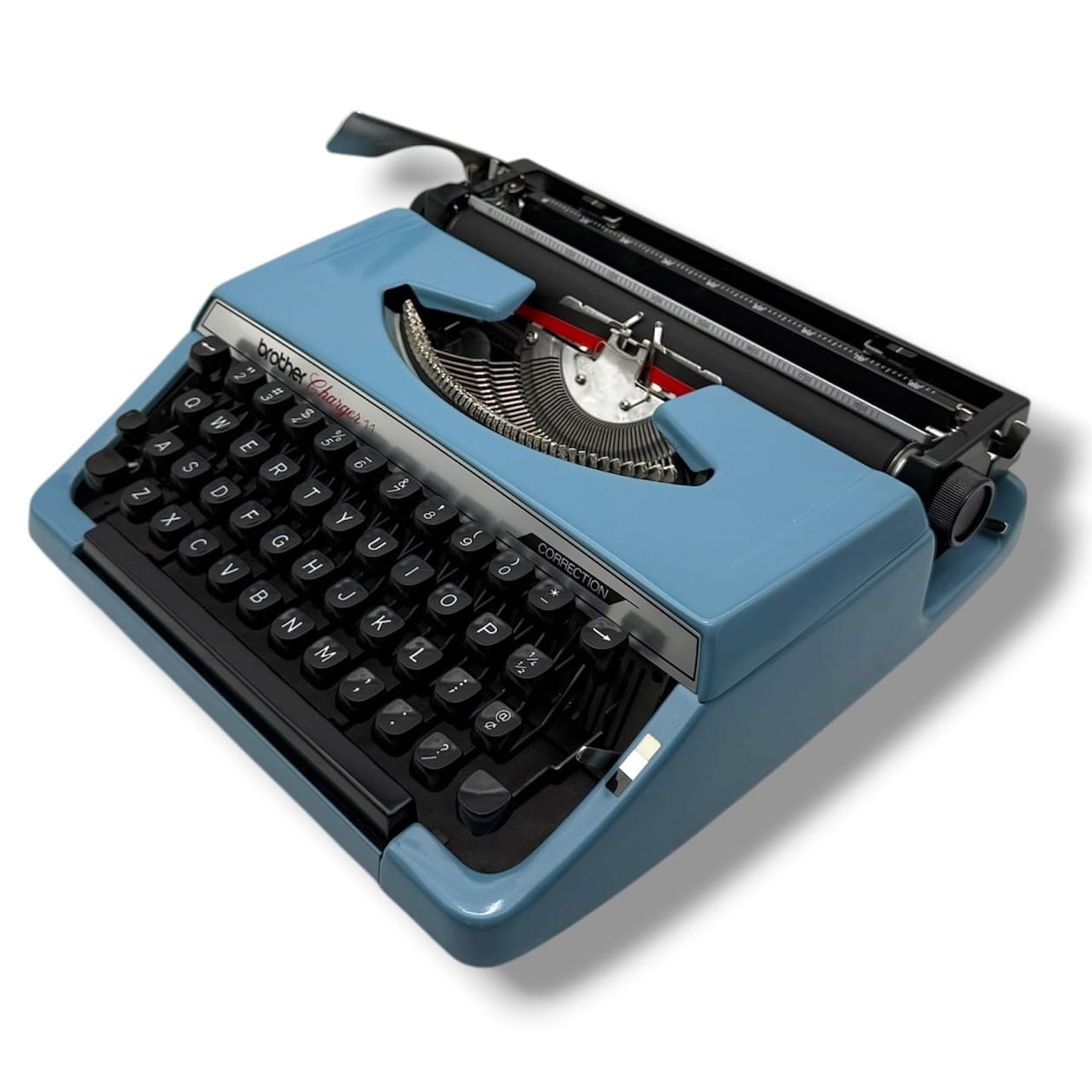 Toronto Typewriters Manual Typewriter Brother Charger 11 (Blue) Typewriter