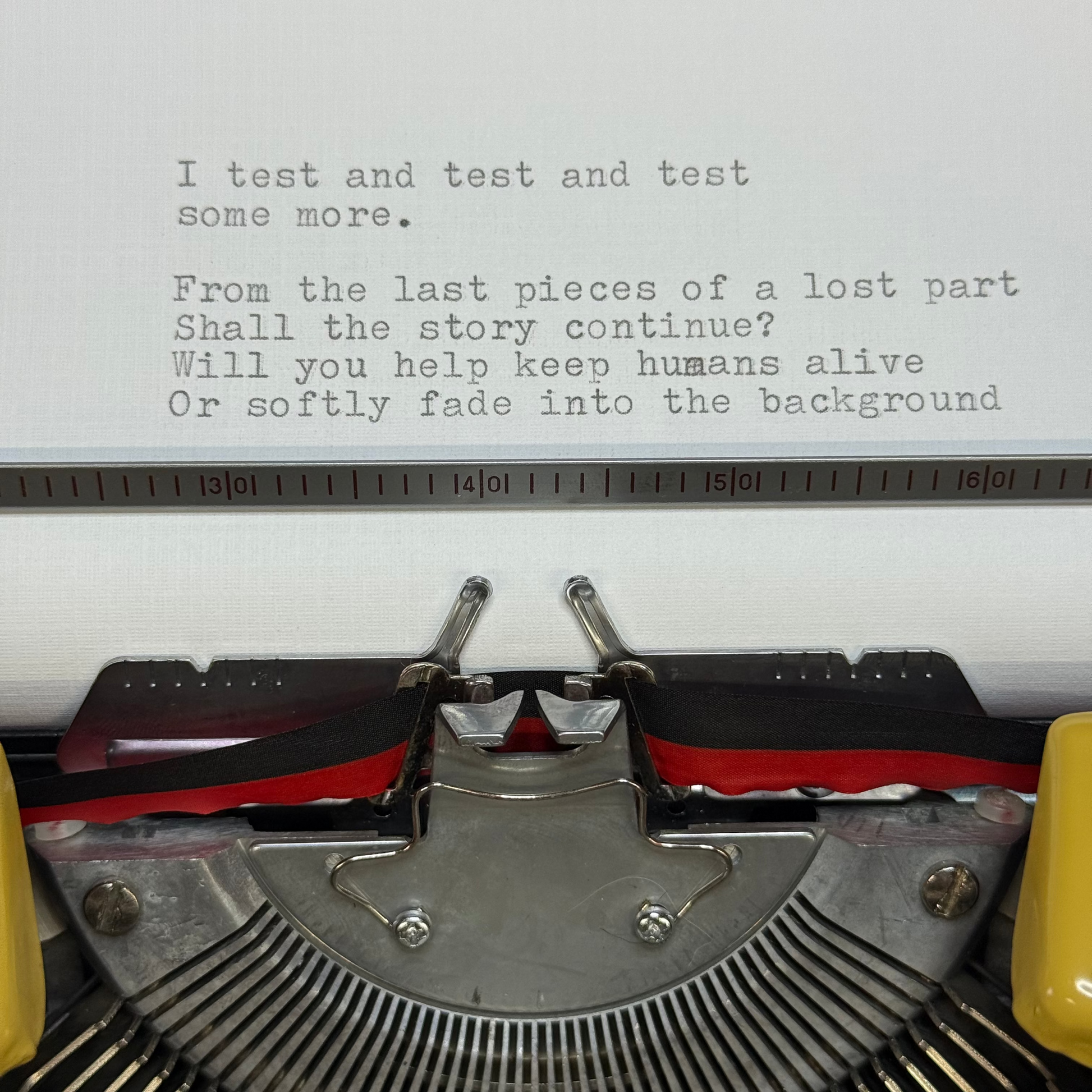 Toronto Typewriters Manual Typewriter Brother Charger 11 (Yellow) Typewriter