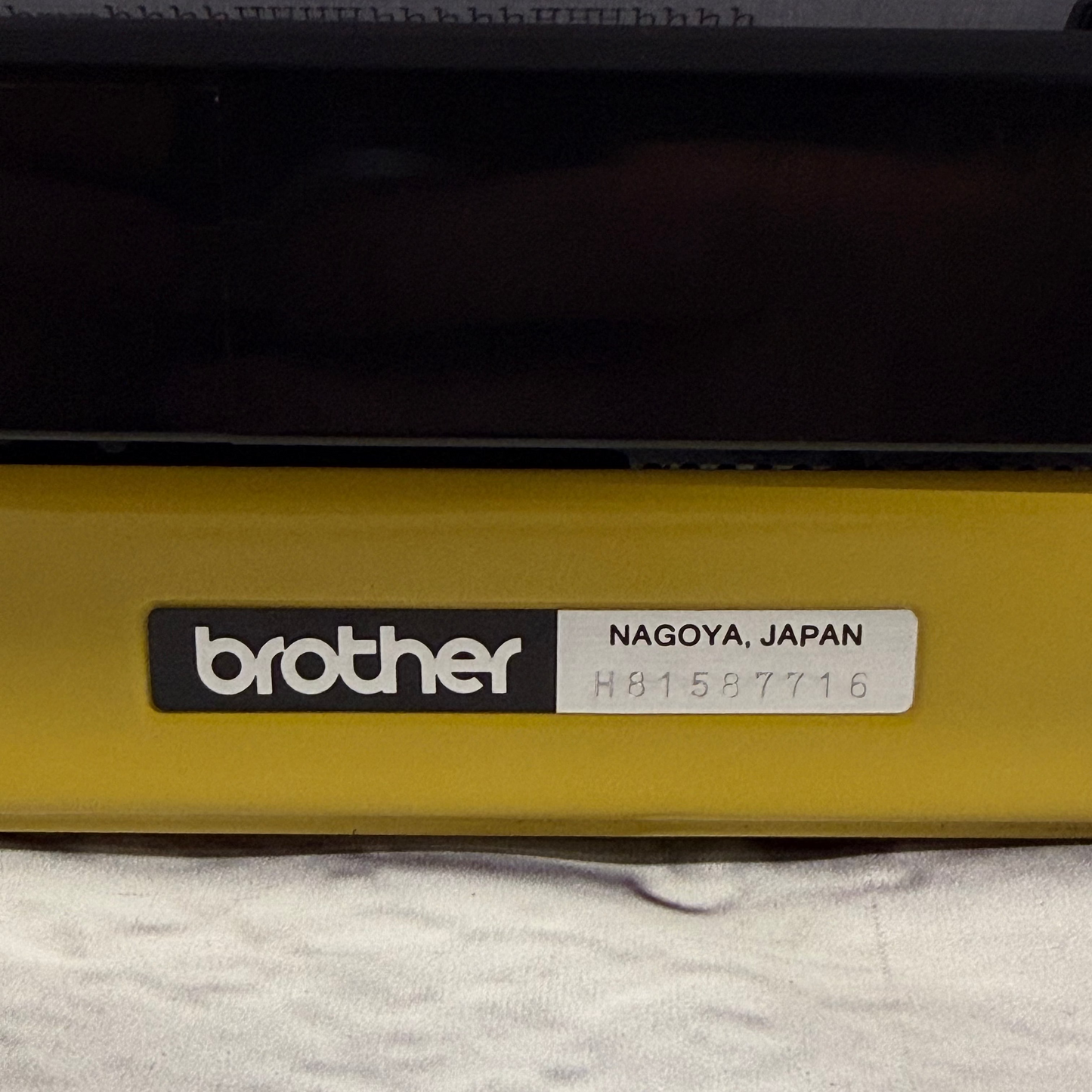 Toronto Typewriters Manual Typewriter Brother Charger 11 (Yellow) Typewriter