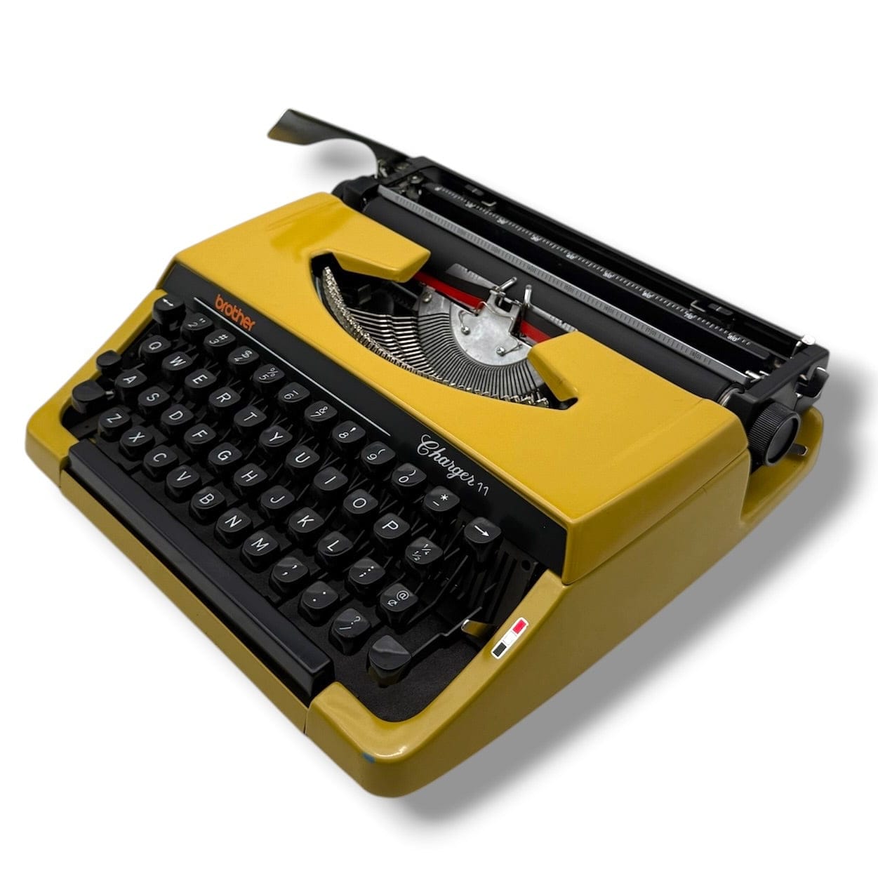 Toronto Typewriters Manual Typewriter Brother Charger 11 (Yellow) Typewriter