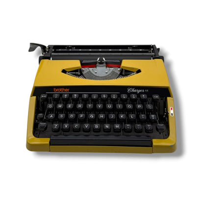 Toronto Typewriters Manual Typewriter Brother Charger 11 (Yellow) Typewriter