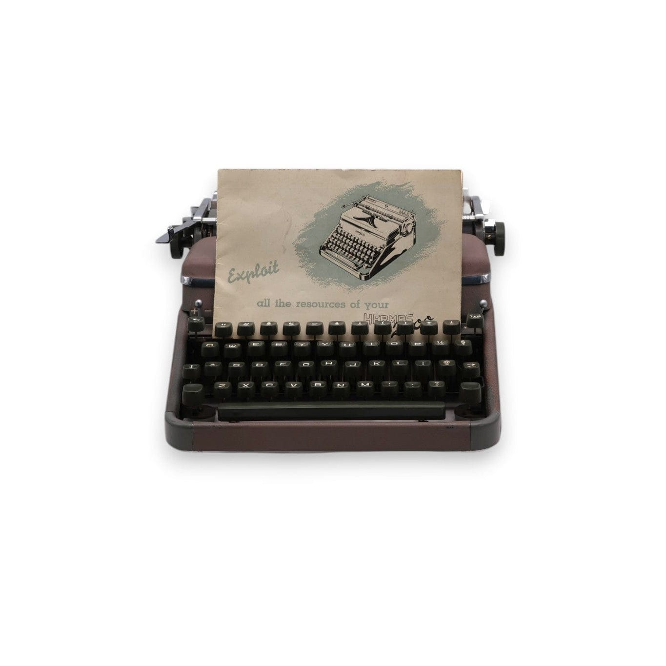 Toronto Typewriters Manual Typewriter Hermes 2000 (1954) Typewriter