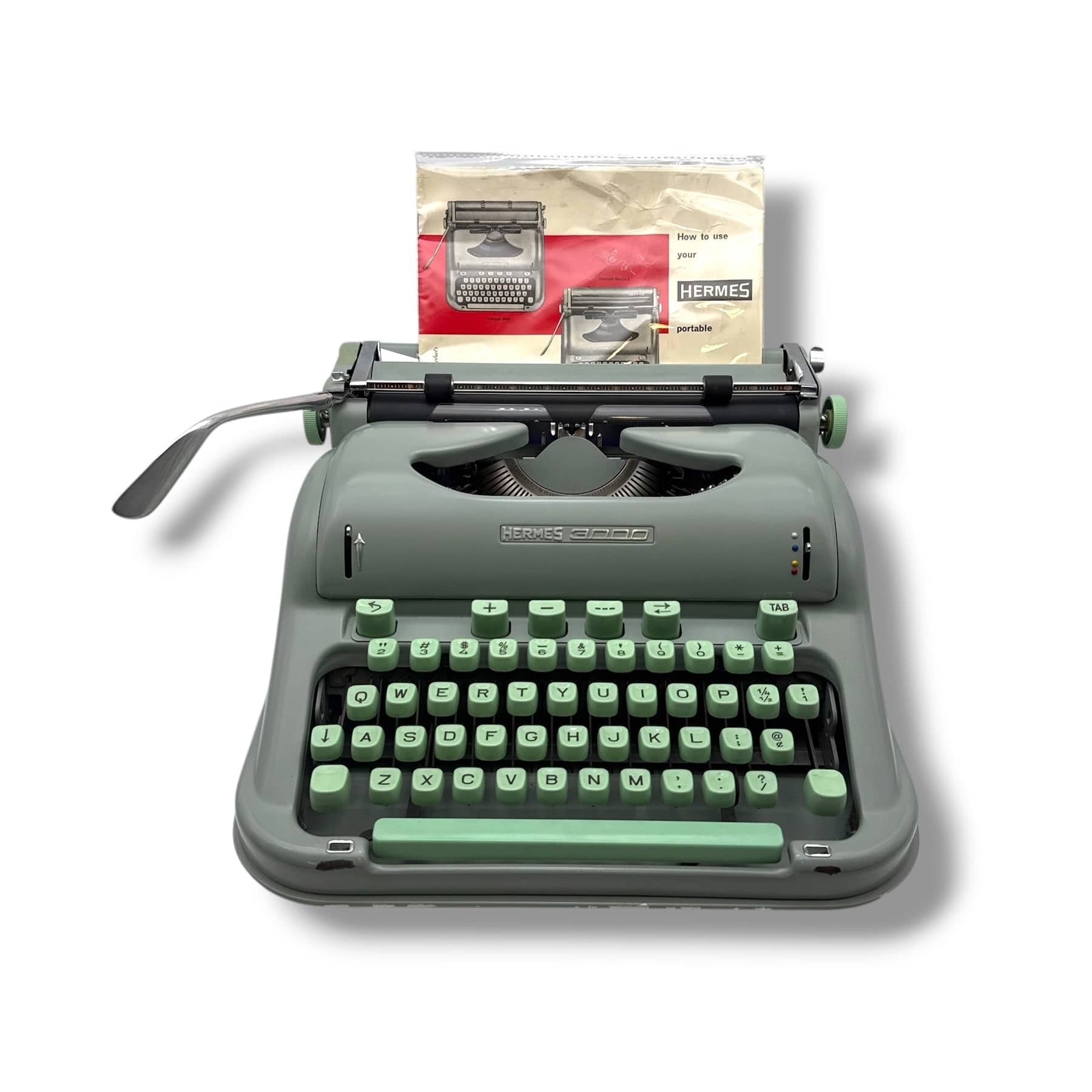 Toronto Typewriters Manual Typewriter Hermes 3000 (CURSIVE) Typewriter