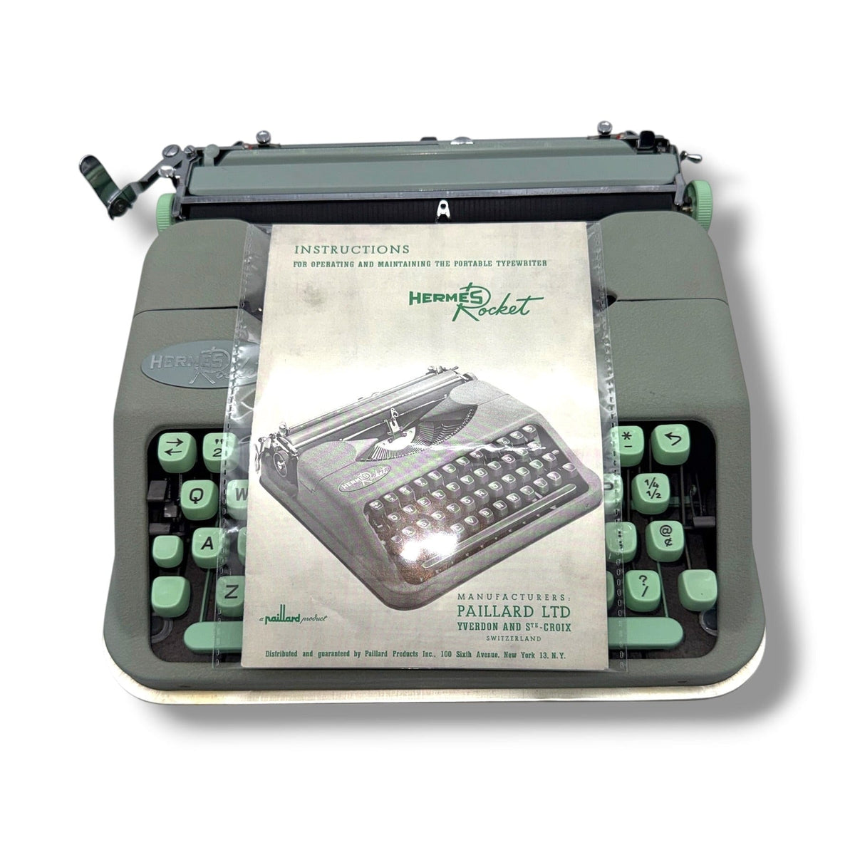 Toronto Typewriters Manual Typewriter Hermes Rocket (1957) Typewriter