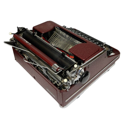Toronto Typewriters Manual Typewriter Olympia SM1 (Maroon) Typewriter