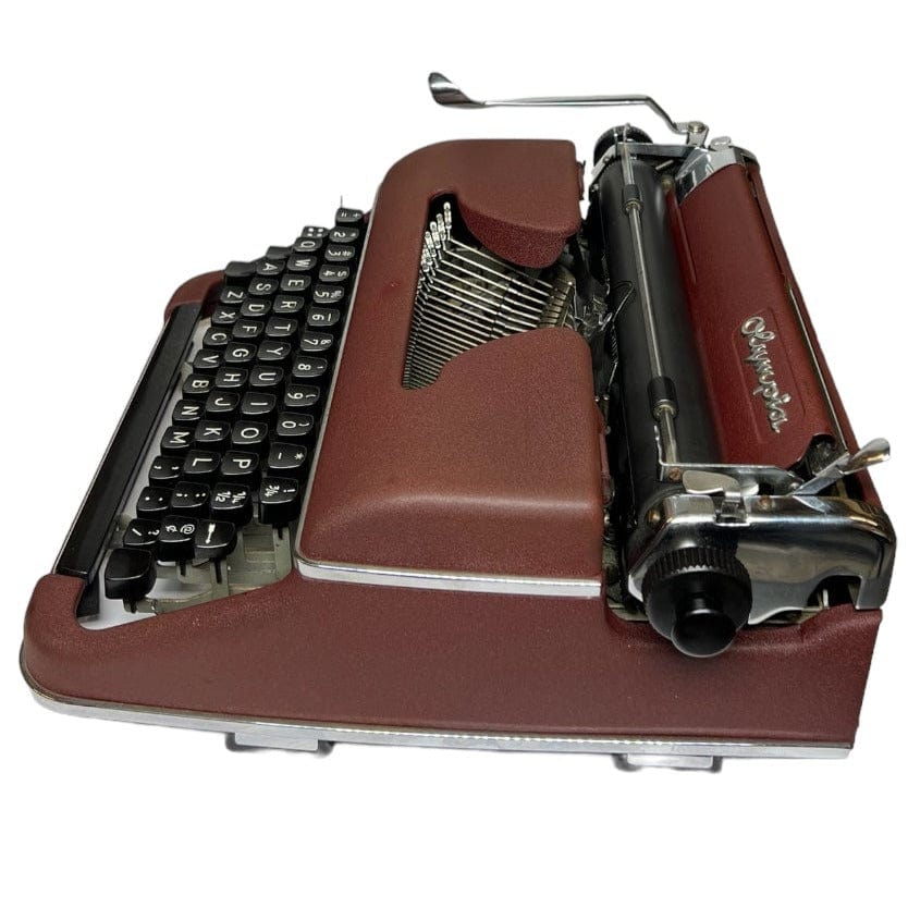 Toronto Typewriters Manual Typewriter Olympia SM2 (Maroon) Typewriter