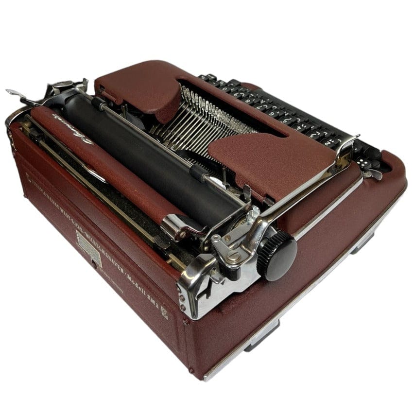 Toronto Typewriters Manual Typewriter Olympia SM2 (Maroon) Typewriter