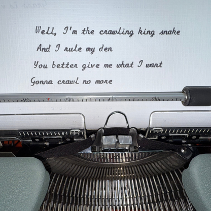 Toronto Typewriters Manual Typewriter Olympia SM3 (CURSIVE) 1958 Typewriter