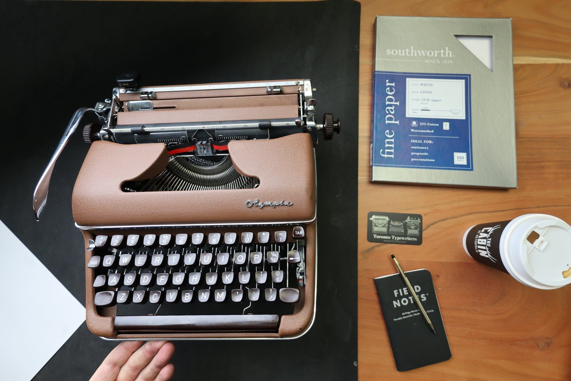 Toronto Typewriters Manual Typewriter Olympia SM3 ITALIC TYPEFACE (1956) Typewriter