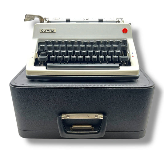 Toronto Typewriters Manual Typewriter Olympia SM9 Typewriter Light Grey over Charcoal with Case