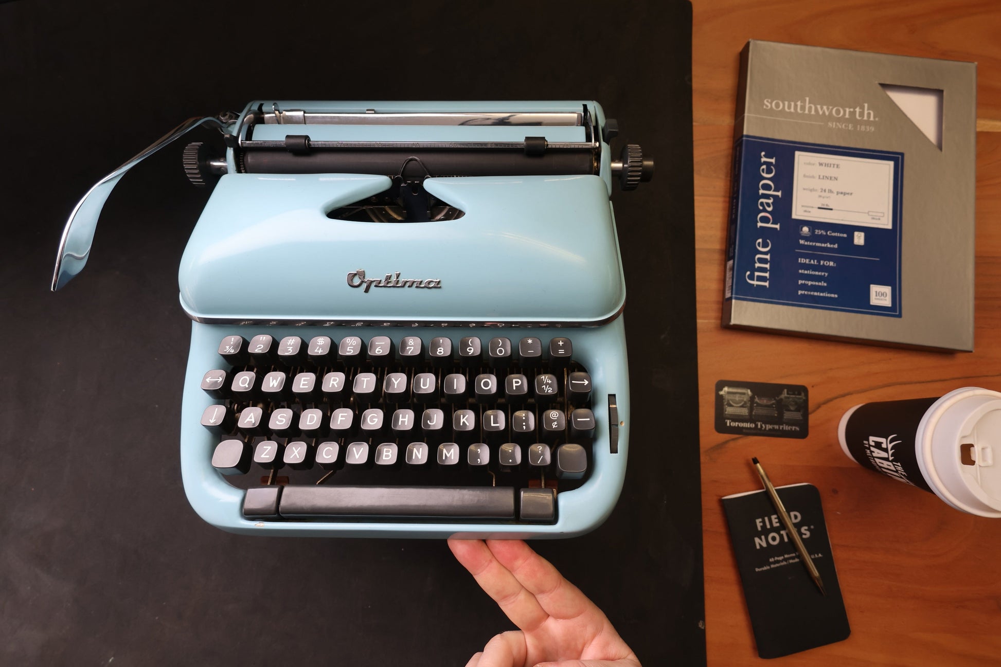 Toronto Typewriters Manual Typewriter Optima Elite 3 (1958) Typewriter