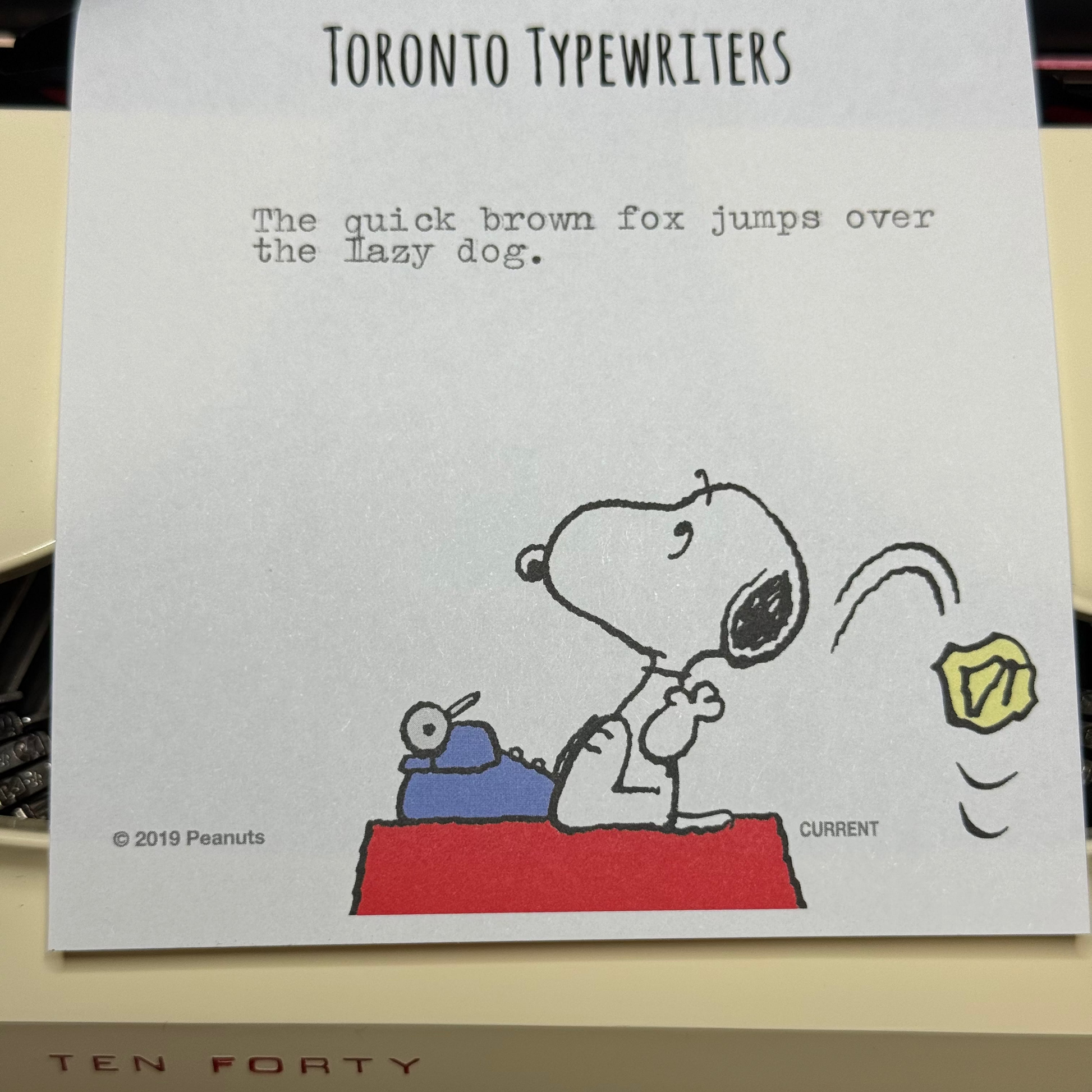 Toronto Typewriters Manual Typewriter Remington Ten Forty (Cream) Typewriter