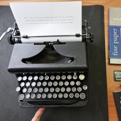Toronto Typewriters Manual Typewriter Royal Deluxe (1936) Typewriter
