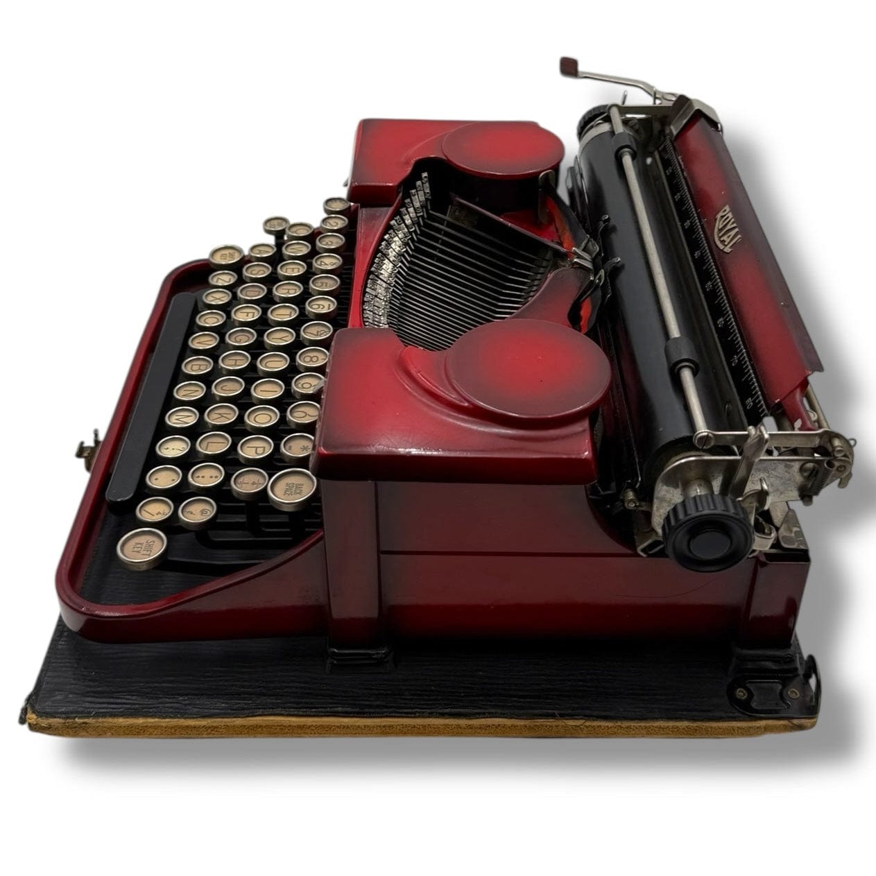 Toronto Typewriters Manual Typewriter Royal Duotone Sunburst Red Typewriter