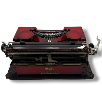 Toronto Typewriters Manual Typewriter Royal Duotone Sunburst Red Typewriter
