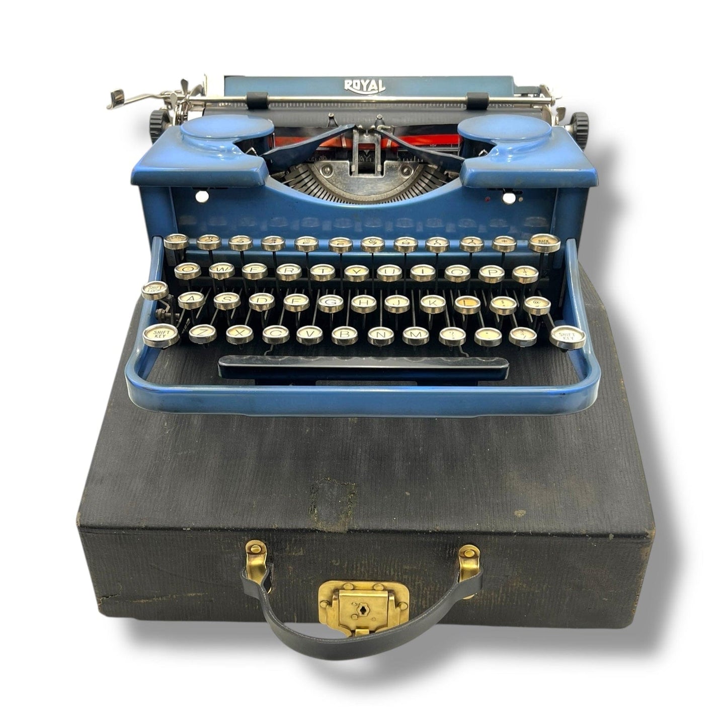 Toronto Typewriters Manual Typewriter *Royal P (Blue Sunburst) Typewriter
